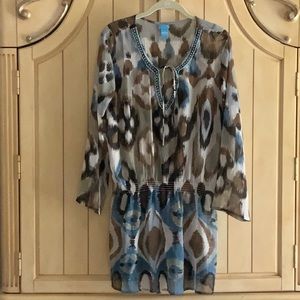 Blued Island swim suit cover up.